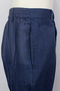 Linen Pants, Navy Blue