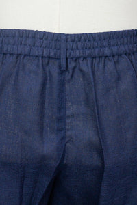 Linen Pants, Navy Blue