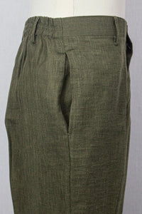 Linen Pants, Olive