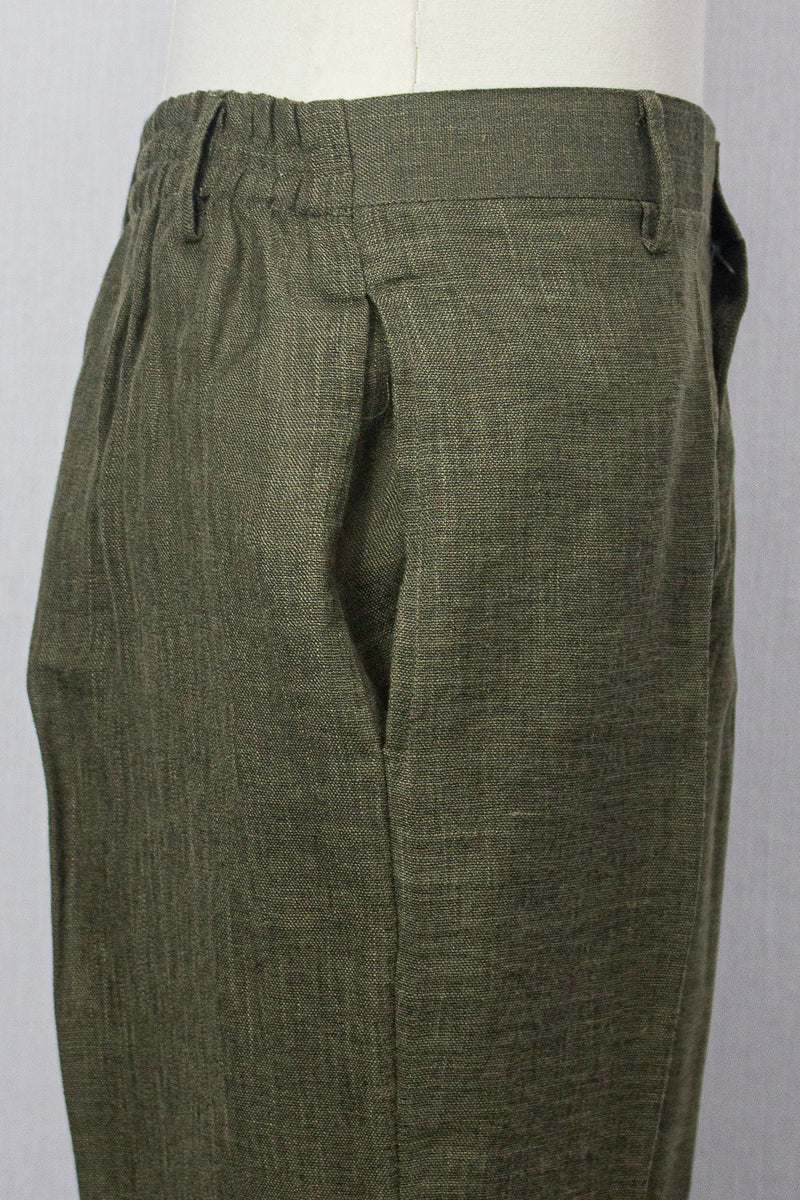 Linen Pants, Olive
