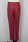 Linen Pants, Red