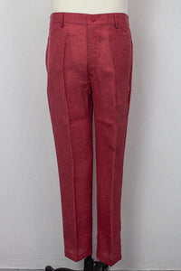 Linen Pants, Red