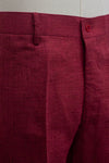 Linen Pants, Red