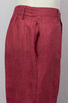 Linen Pants, Red