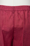 Linen Pants, Red