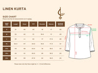 Linen Kurta, Black