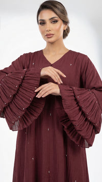 Lotus Lisa Abaya - Maroon