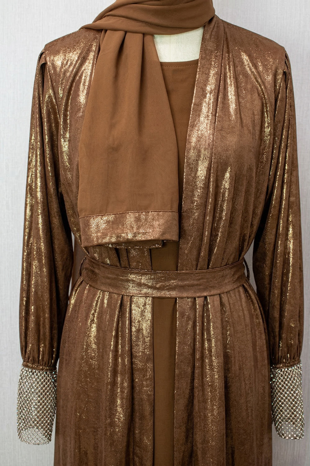 Mehra Abaya - Caramel Brown