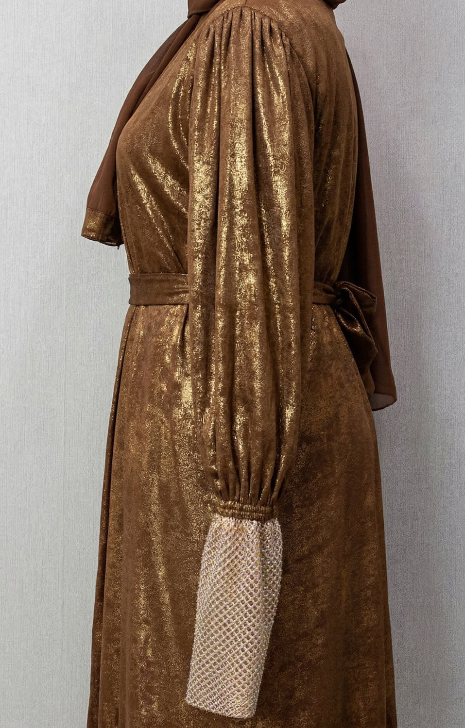 Mehra Abaya - Caramel Brown