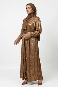 Mehra Abaya - Caramel Brown
