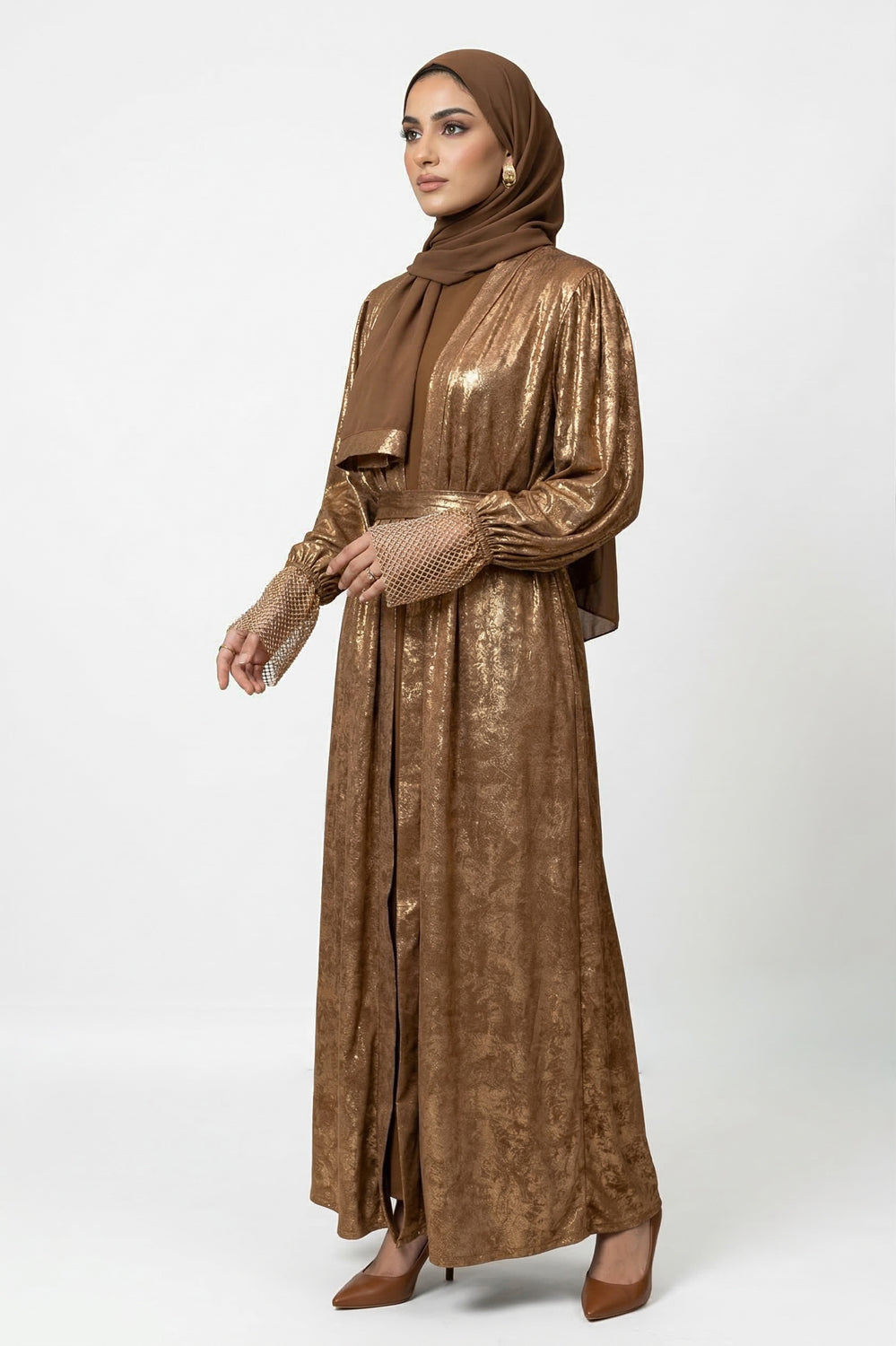 Mehra Abaya - Caramel Brown