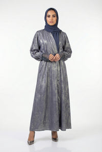 Mehra Abaya - Silver Grey