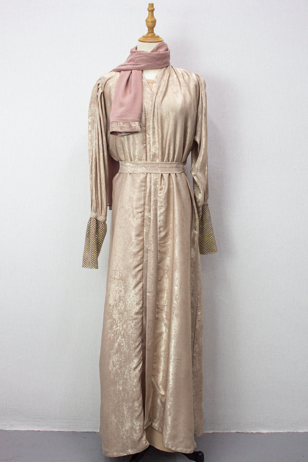 Mehra Abaya - Nude Pink