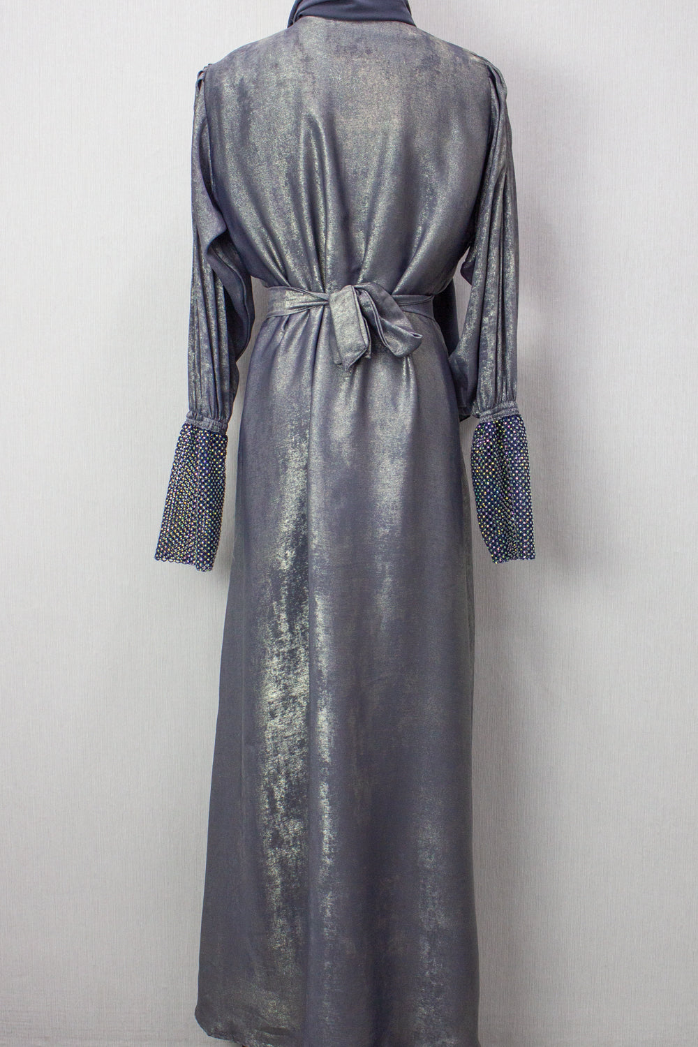 Mehra Abaya - Silver Grey