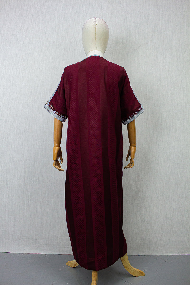 Morocco Kids Spiral - Maroon Silver