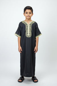 Morocco Kids Spiral - Black Gold