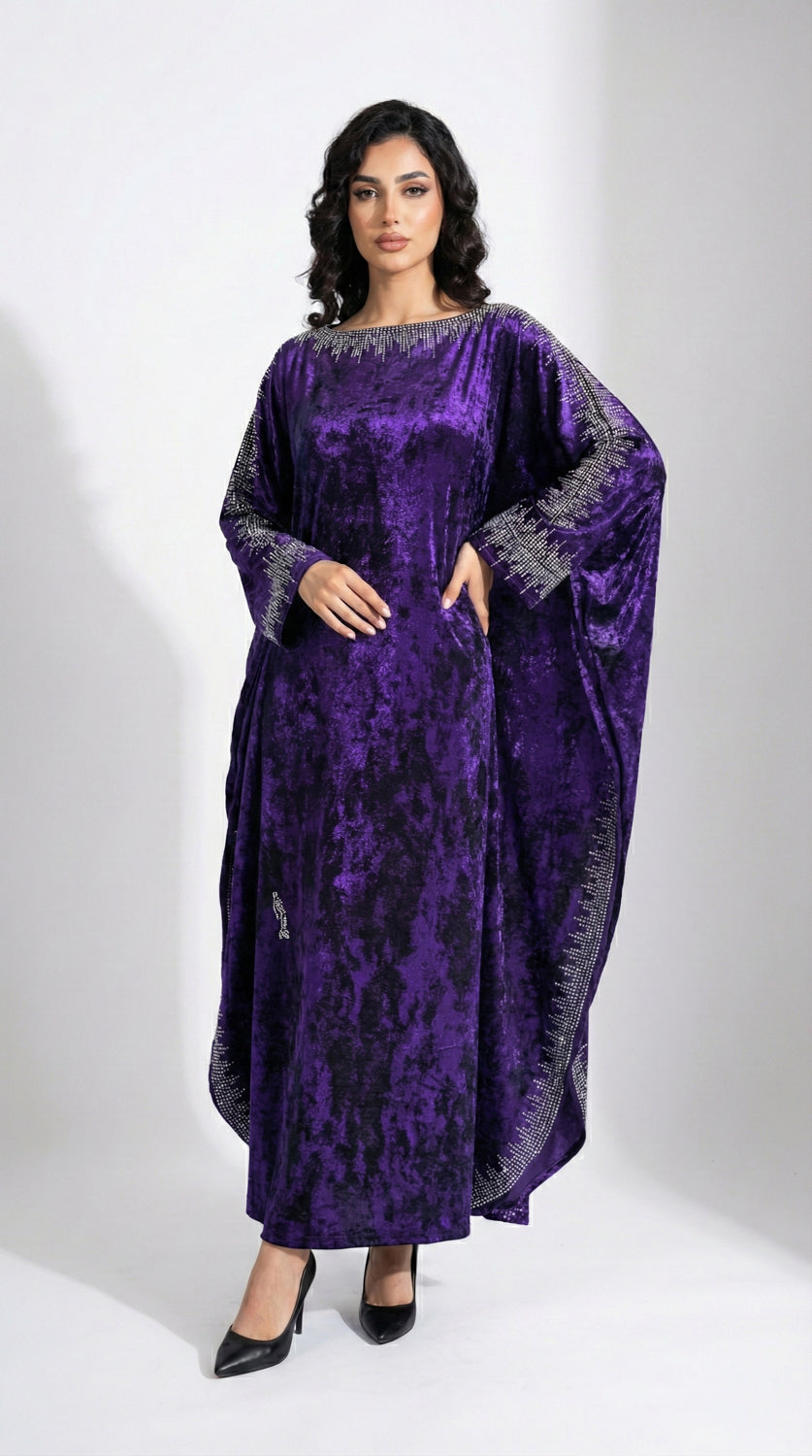 NN Shimmer Kaftan - Dark Purple