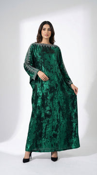 NN Shimmer Kaftan - Emerald Green