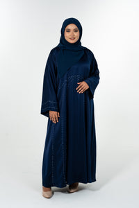 Rose Abaya - Navy