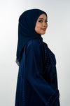 Rose Abaya - Navy