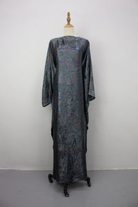 Rainbow Shimmer Kaftan 2, Black