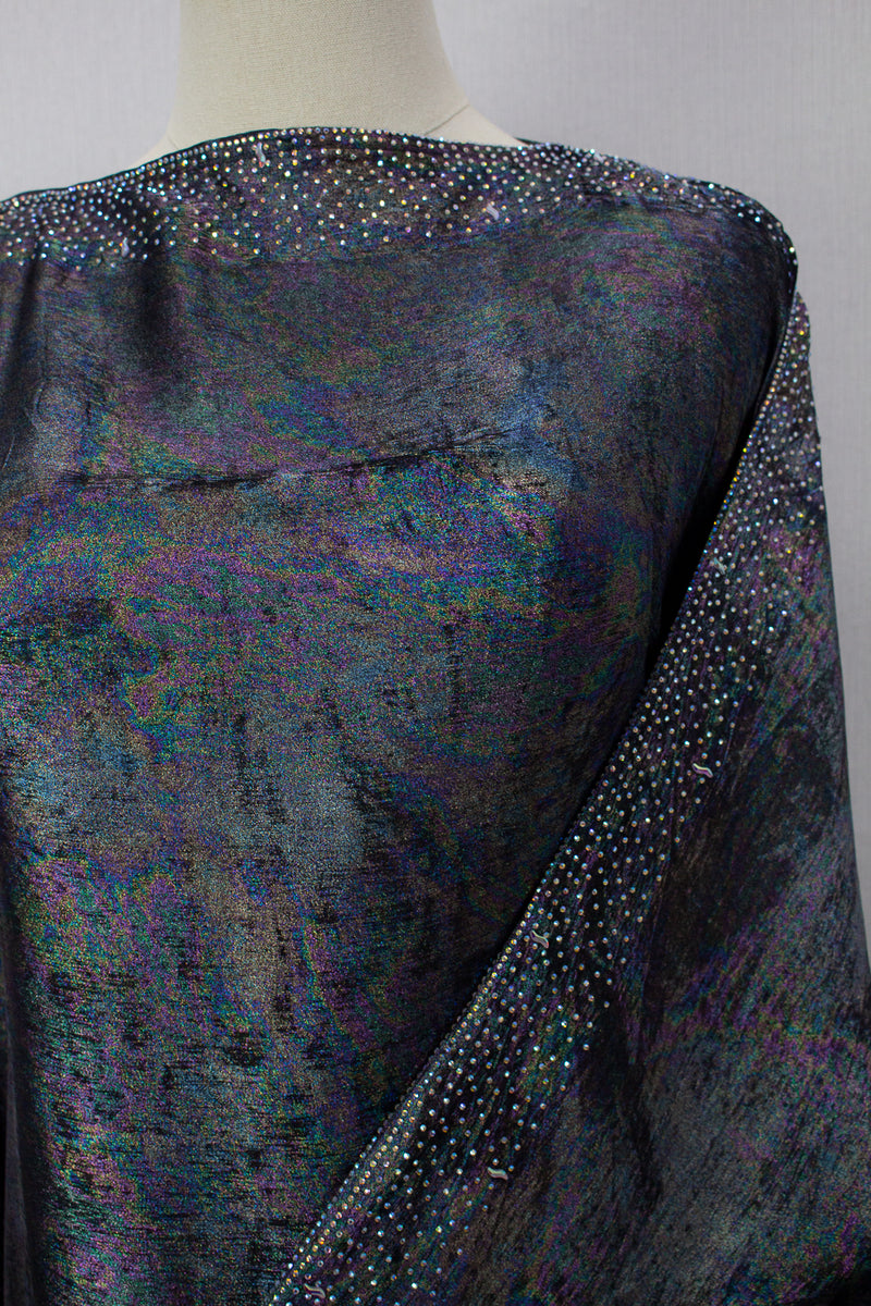 Rainbow Shimmer Kaftan 2, Black
