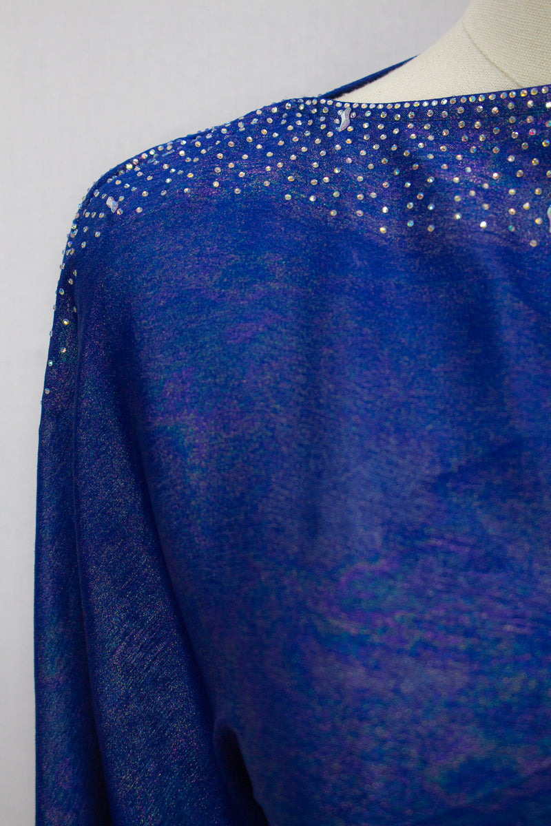 Rainbow Shimmer Kaftan 2, Blue