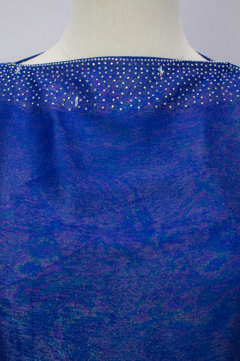 Rainbow Shimmer Kaftan 2, Blue