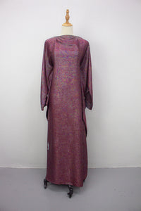 Rainbow Shimmer Kaftan 2, Maroon