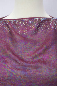 Rainbow Shimmer Kaftan 2, Maroon