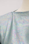 Rainbow Shimmer Kaftan 2, Mint Green