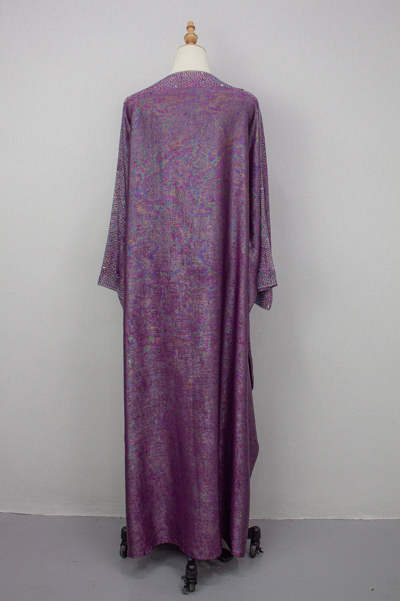 Rainbow Shimmer Kaftan 2, Purple