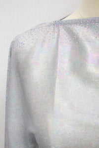 Rainbow Shimmer Kaftan 2, White
