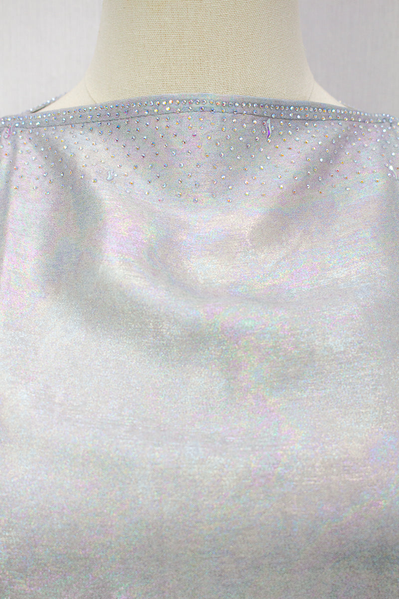 Rainbow Shimmer Kaftan 2, White