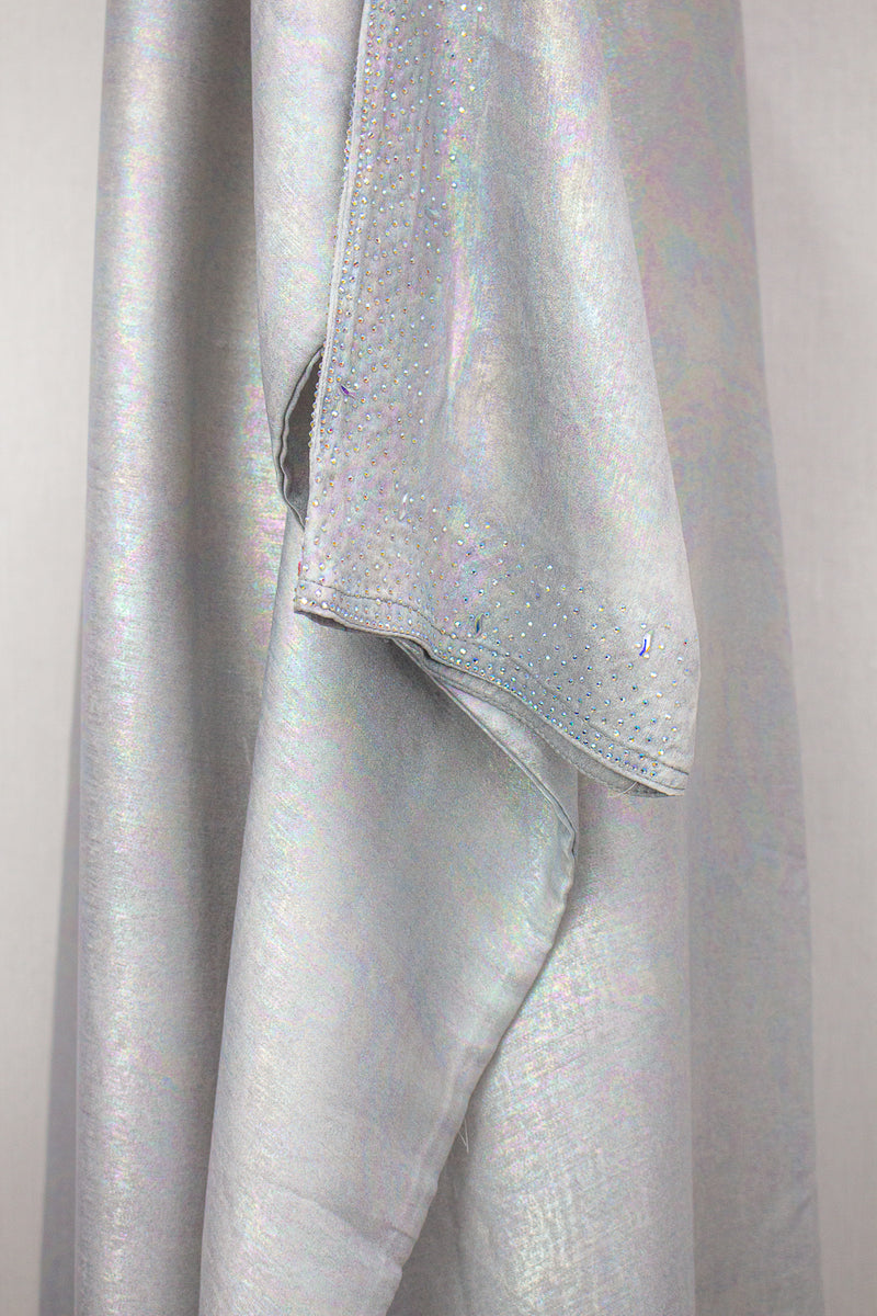 Rainbow Shimmer Kaftan 2, White