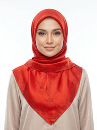 Square Scarf - Red