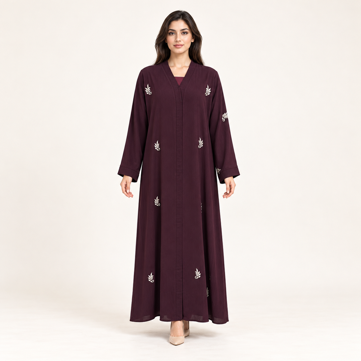 Riyan Abaya 03 - Maroon