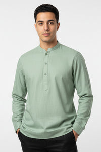 Riyaz Kurta Men in Mint Green