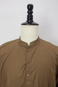 Riyaz Kurta Men in Olive Brown