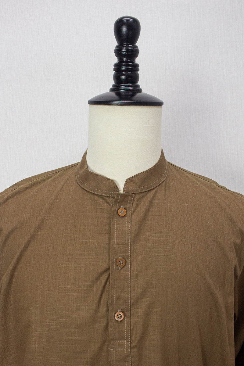 Riyaz Kurta Men in Olive Brown