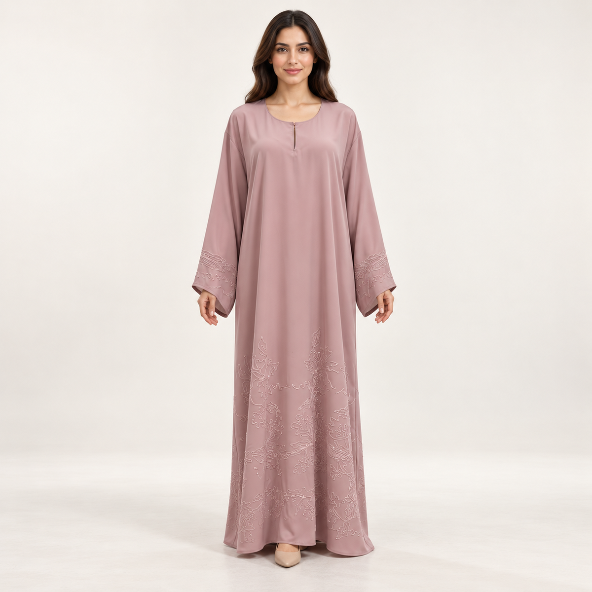 TT04 - Abaya Rumia U neck