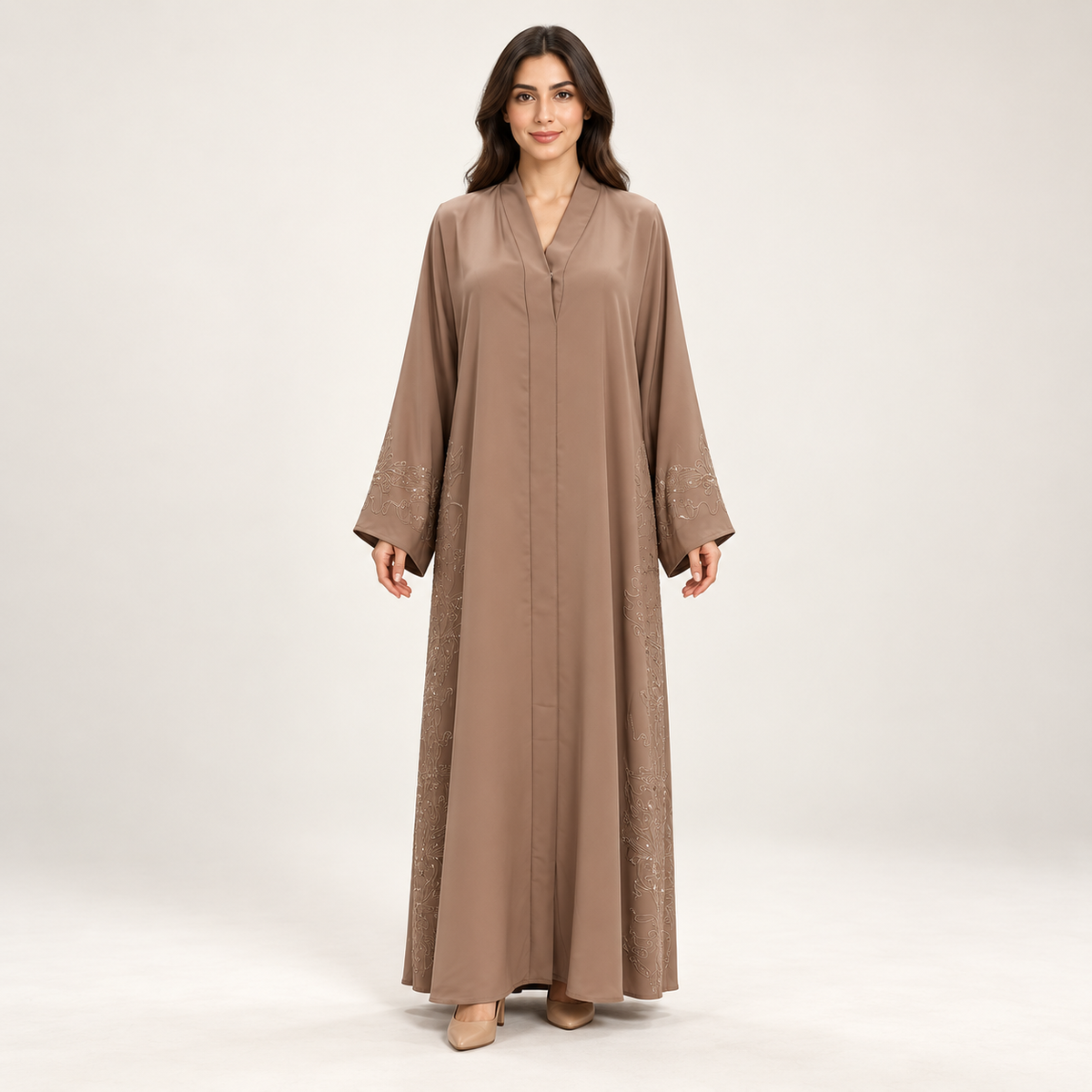 TT03 - Abaya Rumia V Neck