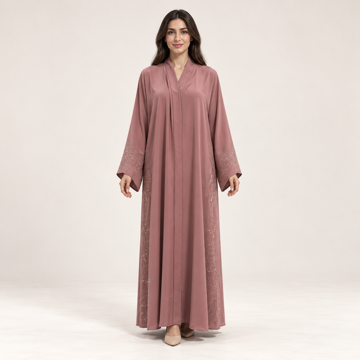 TT03 - Abaya Rumia V Neck