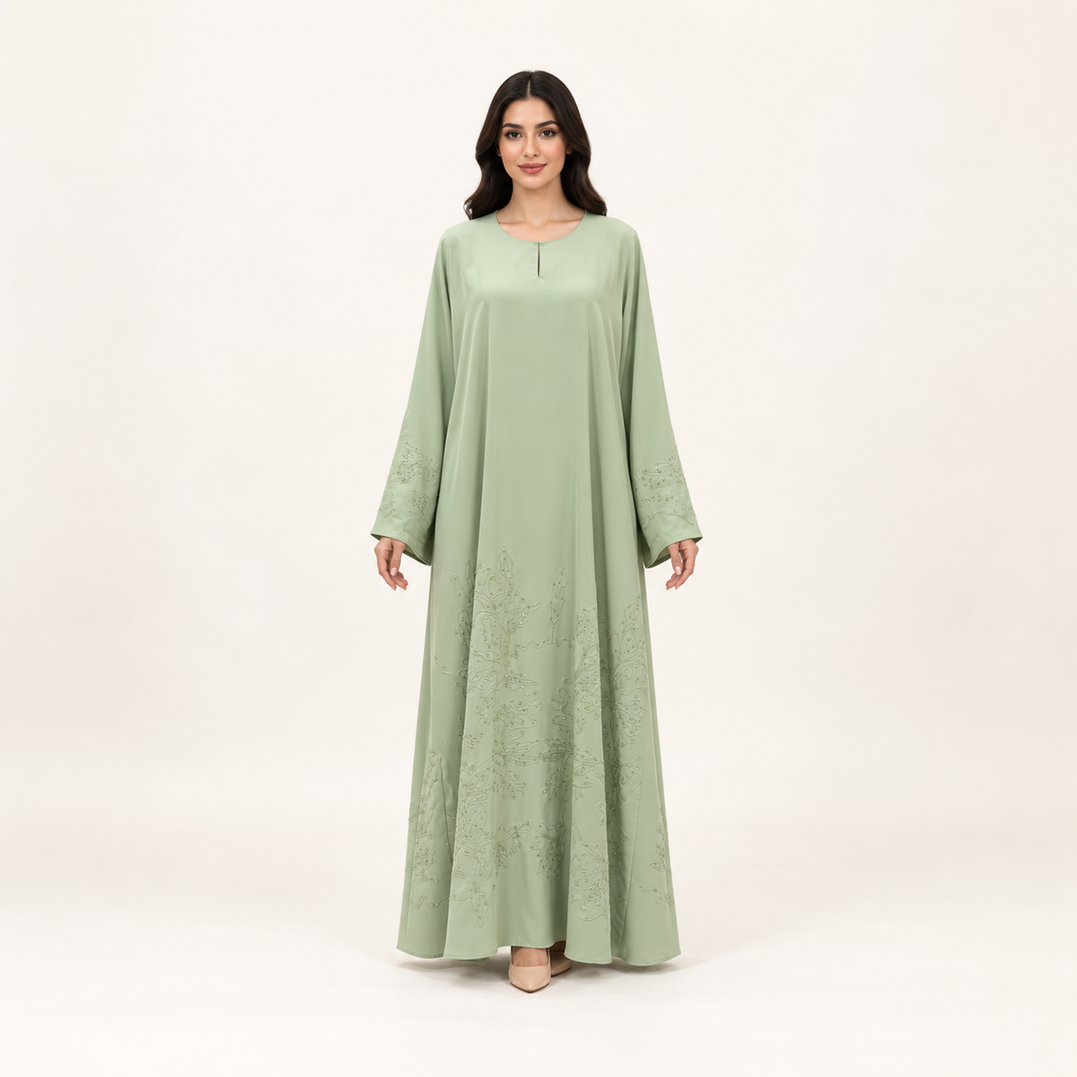 TT04 - Abaya Rumia U neck