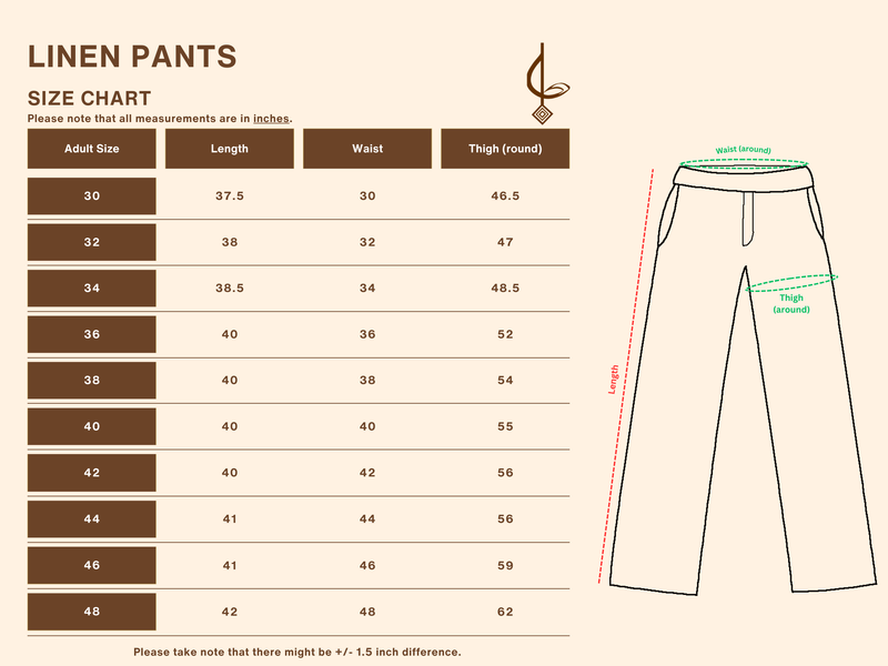 Linen Pants - Copper