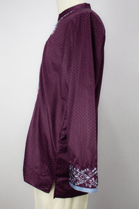 Zipper Kurta - Purple