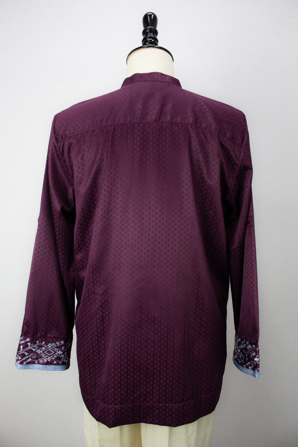 Zipper Kurta - Purple