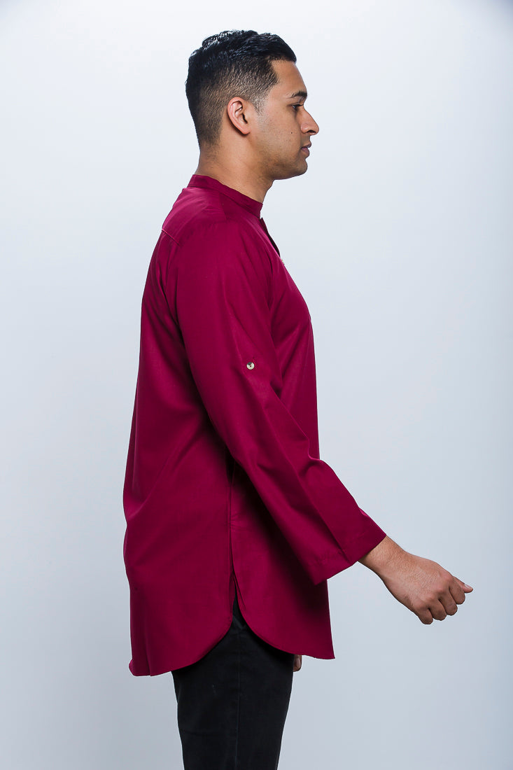 Kasim Kurta - Maroon
