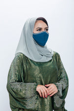 Persian Half Bling Mask - Turquoise