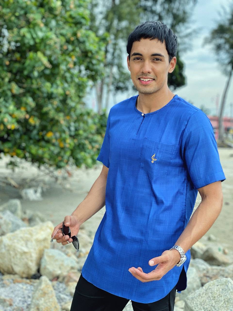Razaq Kurta - Royal Blue
